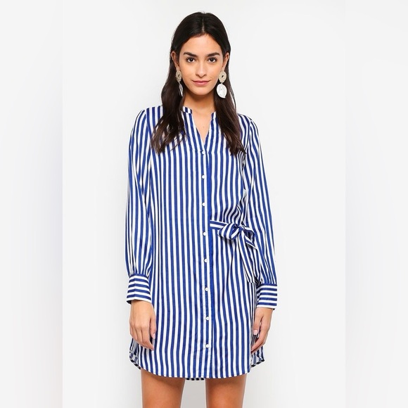 Vero Moda Bloom Striped Shirt Dress - Picture 3 of 6